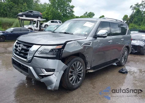 2023 Nissan Armada Platinum 4Wd from USA, damaged, VIN JN8AY2CDXP9693838